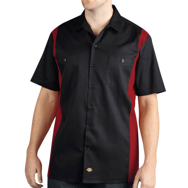 Two-Tone Short-Sleeve Work Shirt Thumbnail