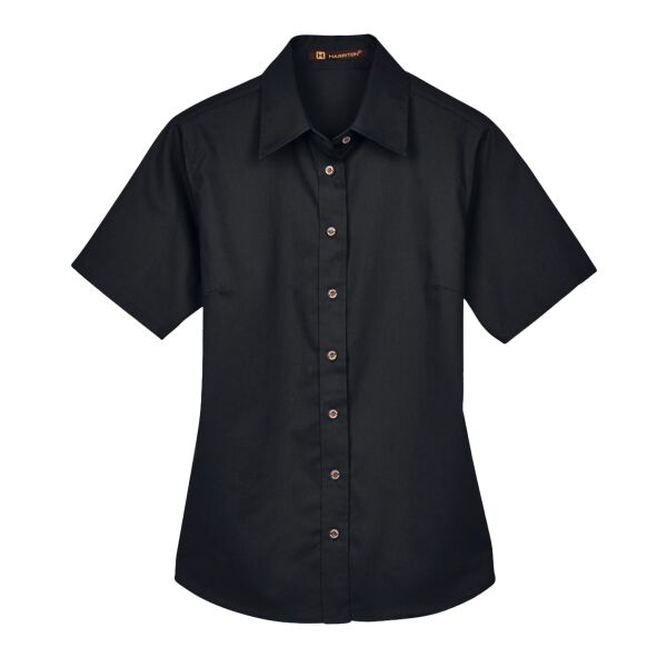 Women's Easy Blend™ Short Sleeve Twill Dress Shirt with Stain-Release Thumbnail