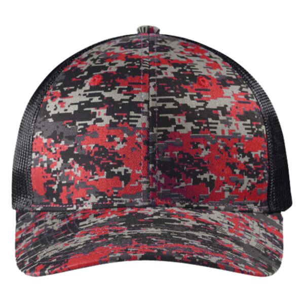 Digi Camo Snapback Trucker Cap Thumbnail