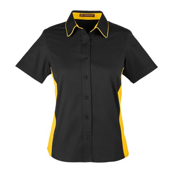 Ladies' Flash IL Colorblock Short Sleeve Shirt Thumbnail