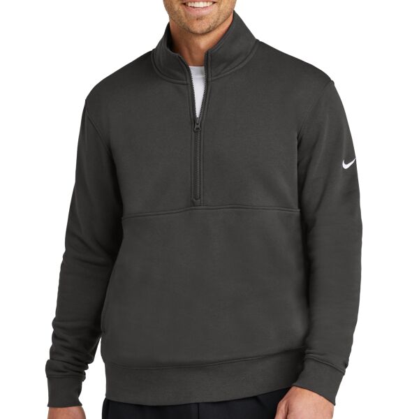 UMC Club Fleece Sleeve Swoosh 1/2 Zip Thumbnail