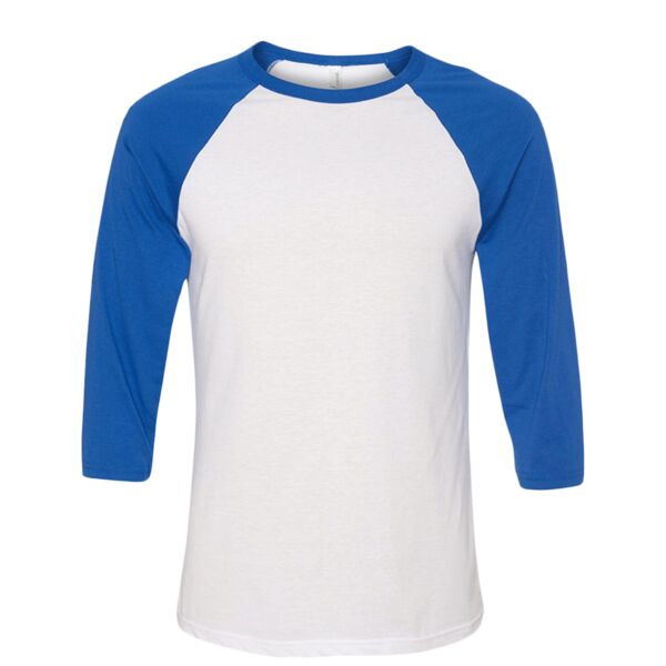 Unisex Three-Quarter Sleeve Baseball T-Shirt Thumbnail