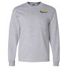 Ultra Cotton Long Sleeve T-Shirt with a Pocket Thumbnail