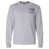 Ultra Cotton Long Sleeve T-Shirt with a Pocket Thumbnail
