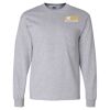 Ultra Cotton Long Sleeve T-Shirt with a Pocket Thumbnail