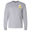 Ultra Cotton Long Sleeve T-Shirt with a Pocket Thumbnail