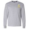 Ultra Cotton Long Sleeve T-Shirt with a Pocket Thumbnail