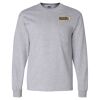 Ultra Cotton Long Sleeve T-Shirt with a Pocket Thumbnail