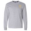 Ultra Cotton Long Sleeve T-Shirt with a Pocket Thumbnail