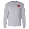 Ultra Cotton Long Sleeve T-Shirt with a Pocket Thumbnail