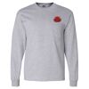 Ultra Cotton Long Sleeve T-Shirt with a Pocket Thumbnail