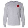 Ultra Cotton Long Sleeve T-Shirt with a Pocket Thumbnail