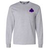 Ultra Cotton Long Sleeve T-Shirt with a Pocket Thumbnail