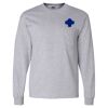 Ultra Cotton Long Sleeve T-Shirt with a Pocket Thumbnail