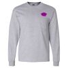 Ultra Cotton Long Sleeve T-Shirt with a Pocket Thumbnail