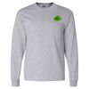 Ultra Cotton Long Sleeve T-Shirt with a Pocket Thumbnail