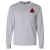 Ultra Cotton Long Sleeve T-Shirt with a Pocket Thumbnail