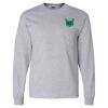 Ultra Cotton Long Sleeve T-Shirt with a Pocket Thumbnail