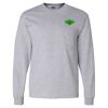 Ultra Cotton Long Sleeve T-Shirt with a Pocket Thumbnail