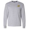 Ultra Cotton Long Sleeve T-Shirt with a Pocket Thumbnail