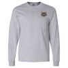 Ultra Cotton Long Sleeve T-Shirt with a Pocket Thumbnail