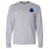 Ultra Cotton Long Sleeve T-Shirt with a Pocket Thumbnail