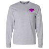 Ultra Cotton Long Sleeve T-Shirt with a Pocket Thumbnail