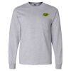Ultra Cotton Long Sleeve T-Shirt with a Pocket Thumbnail