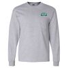 Ultra Cotton Long Sleeve T-Shirt with a Pocket Thumbnail