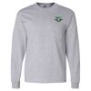 Ultra Cotton Long Sleeve T-Shirt with a Pocket Thumbnail