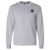 Ultra Cotton Long Sleeve T-Shirt with a Pocket Thumbnail