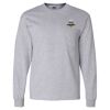 Ultra Cotton Long Sleeve T-Shirt with a Pocket Thumbnail