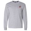 Ultra Cotton Long Sleeve T-Shirt with a Pocket Thumbnail