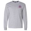 Ultra Cotton Long Sleeve T-Shirt with a Pocket Thumbnail