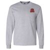 Ultra Cotton Long Sleeve T-Shirt with a Pocket Thumbnail