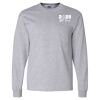 Ultra Cotton Long Sleeve T-Shirt with a Pocket Thumbnail