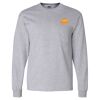 Ultra Cotton Long Sleeve T-Shirt with a Pocket Thumbnail