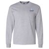 Ultra Cotton Long Sleeve T-Shirt with a Pocket Thumbnail