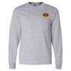 Ultra Cotton Long Sleeve T-Shirt with a Pocket Thumbnail