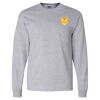 Ultra Cotton Long Sleeve T-Shirt with a Pocket Thumbnail