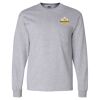Ultra Cotton Long Sleeve T-Shirt with a Pocket Thumbnail