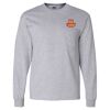 Ultra Cotton Long Sleeve T-Shirt with a Pocket Thumbnail
