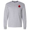 Ultra Cotton Long Sleeve T-Shirt with a Pocket Thumbnail
