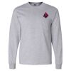 Ultra Cotton Long Sleeve T-Shirt with a Pocket Thumbnail