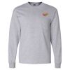 Ultra Cotton Long Sleeve T-Shirt with a Pocket Thumbnail