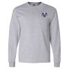Ultra Cotton Long Sleeve T-Shirt with a Pocket Thumbnail