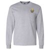 Ultra Cotton Long Sleeve T-Shirt with a Pocket Thumbnail