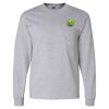 Ultra Cotton Long Sleeve T-Shirt with a Pocket Thumbnail