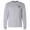 Ultra Cotton Long Sleeve T-Shirt with a Pocket Thumbnail