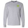 Ultra Cotton Long Sleeve T-Shirt with a Pocket Thumbnail